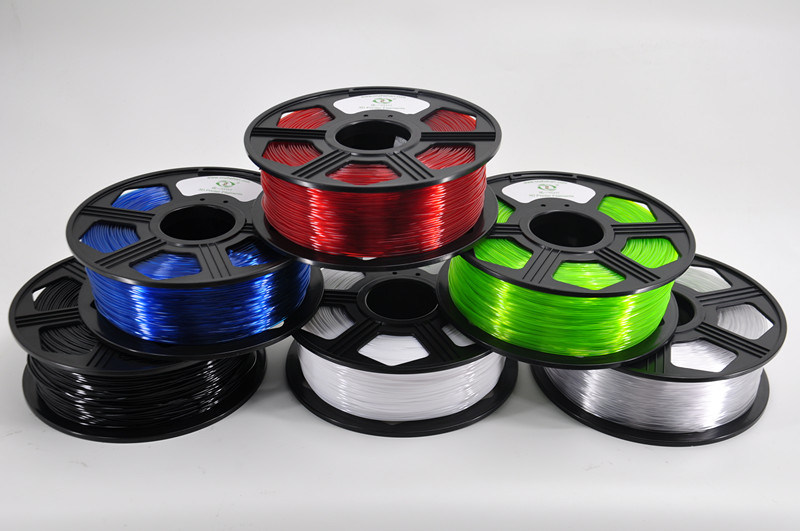 3D Printer Filament ABS /PLA/HIPS/PVA/Flexible Rubber Plastic Rods Filament