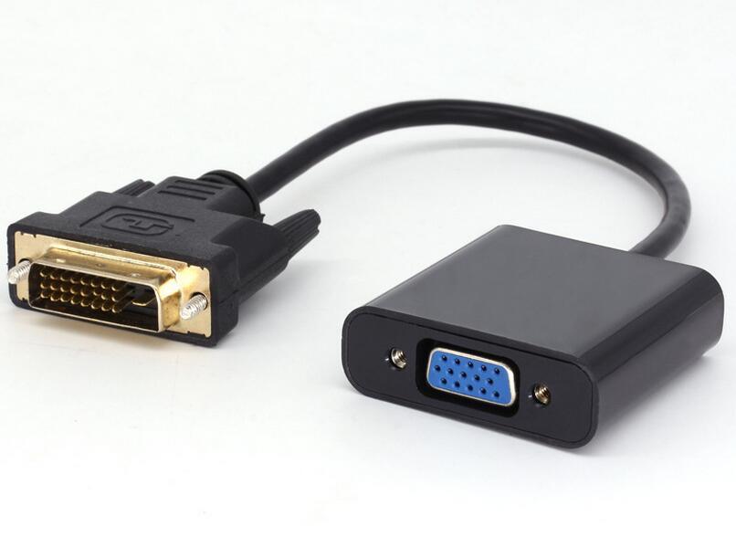 Active DVI -D to VGA Converter Cable 1080P