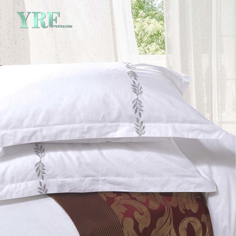 Yrf Luxury Hotel Choice Elegant Embroidery Bedsheet Duvet Cover Pillow Case