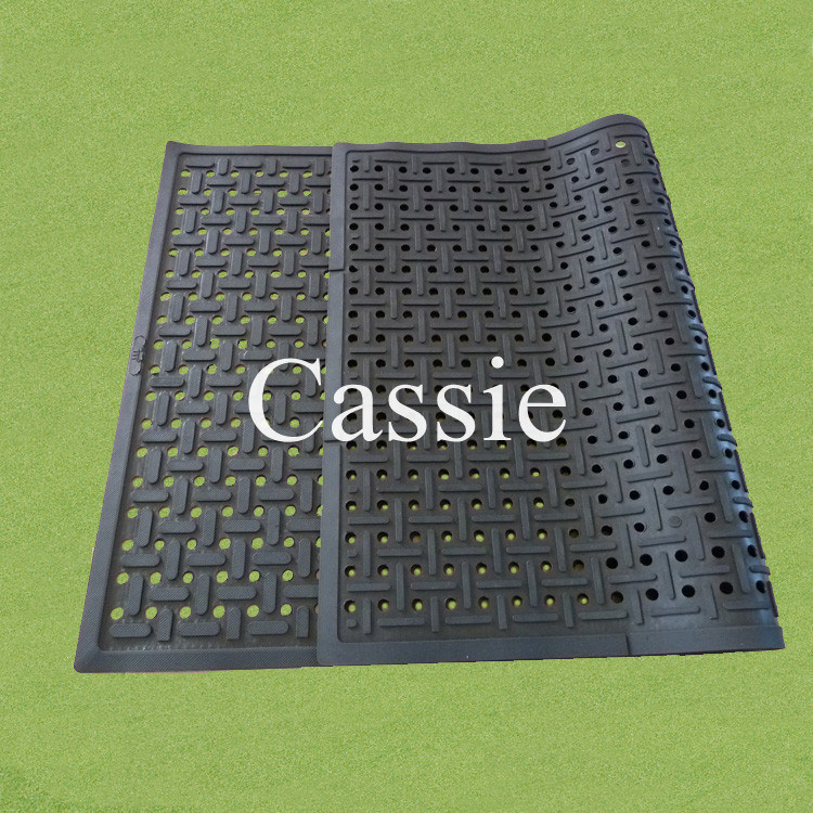 Colorful Anti Fatigue Rubber Floor Mat with Hole