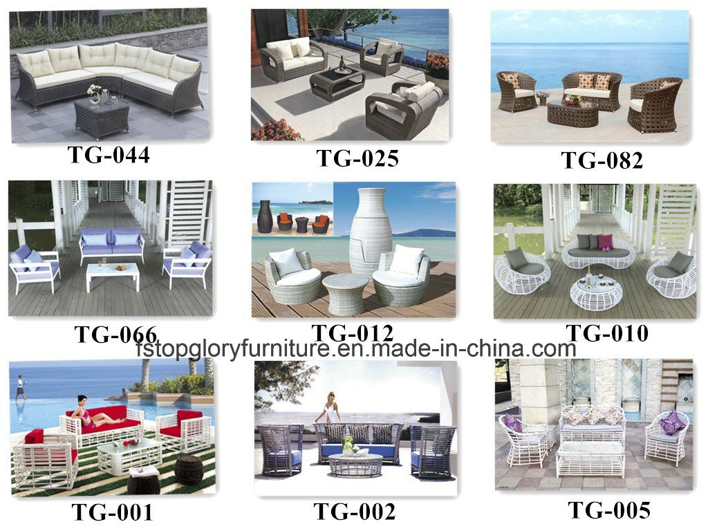 New Design PE Rattan Outdoor Furniture Leisure Sunbed