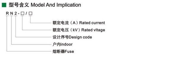 Rn2 Indoor High Voltage Current - Limiting Fuse