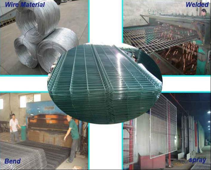 PVC Coated Nylofor 3D Fence Panel/Welded Mesh Fence/Wire Mesh Fence