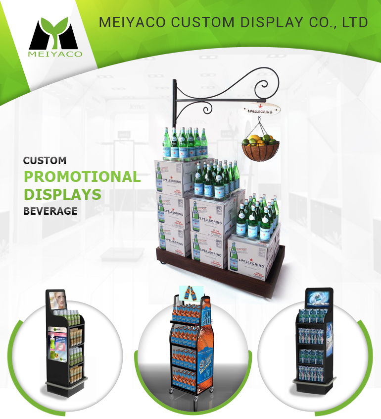 Supermarket Customized Metal Wire Countertop Display Stands