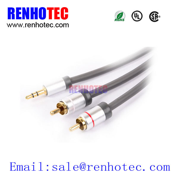 3.5mm to RCA Cable for Audio Speakers