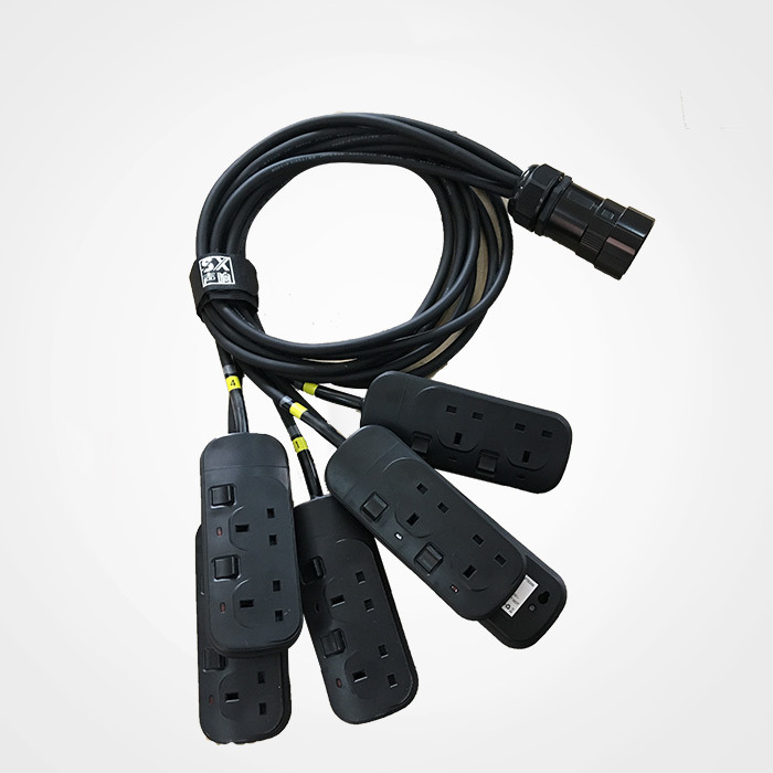 Socapex Power Wire Speaker Cable with Powercon