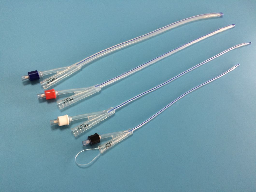 Indwelling Latex Urinary Foley Catheter to Drain The Bladder
