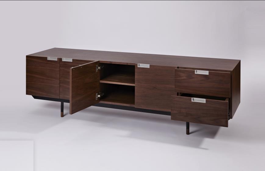 Modern TV Cabinet with Wooden Design for Fashion Living Room Furniture