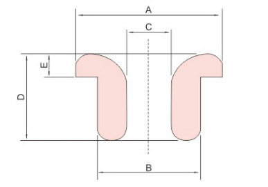 Pink White Alumina Ceramic Eyelets for Textile Machine