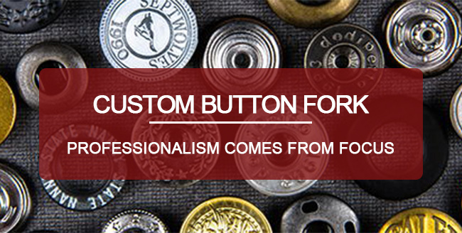 Custom 2-Hole Individual Metal Fashion Shirt Button