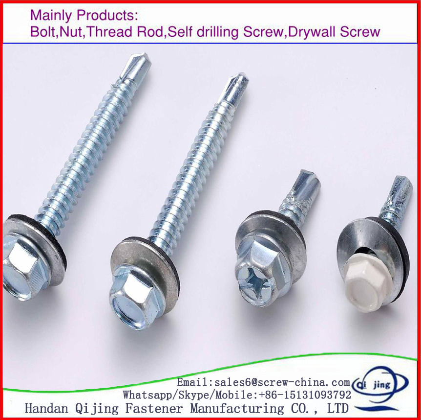 Phillip Hex Washer Head Self Tapping Screws