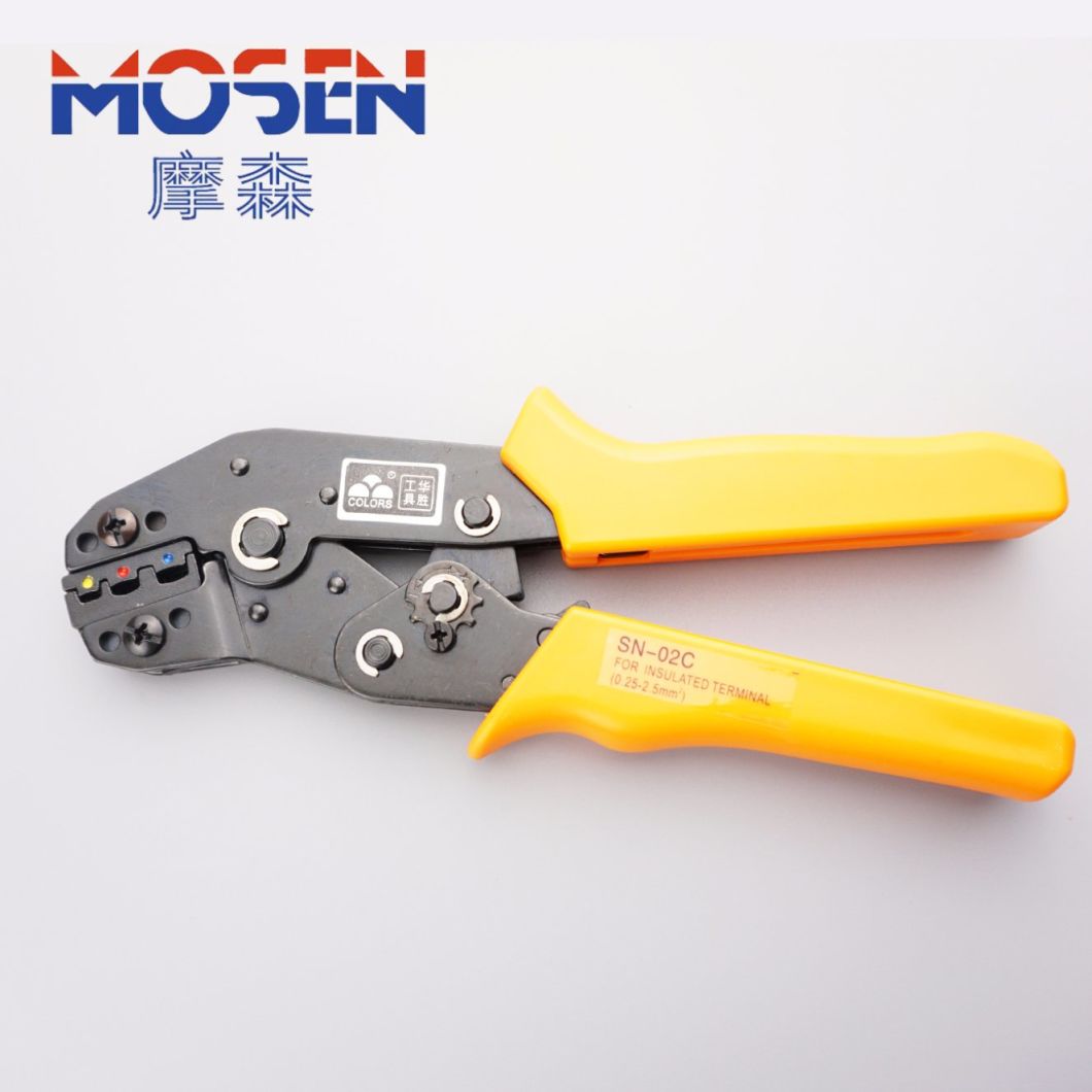 Sn-02c Coaxial Stripper Crimping Plier for Non-Insulated Terminal