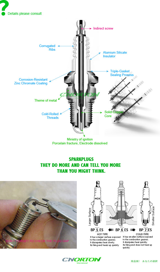 Ngk Spark Plug for Bpr5es-11 4424