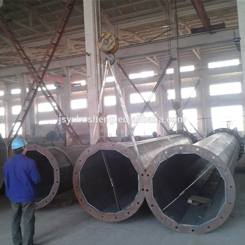 Hot DIP Galvanized Weld Steel Pole