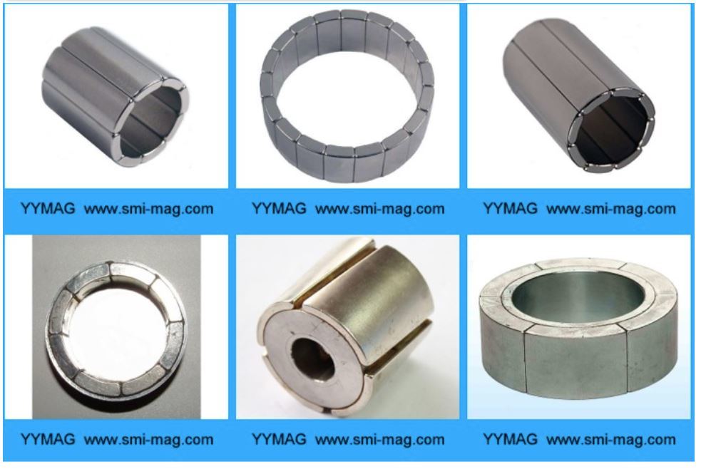 Industrial Neodymium Permanent Arc Magnet for Motor