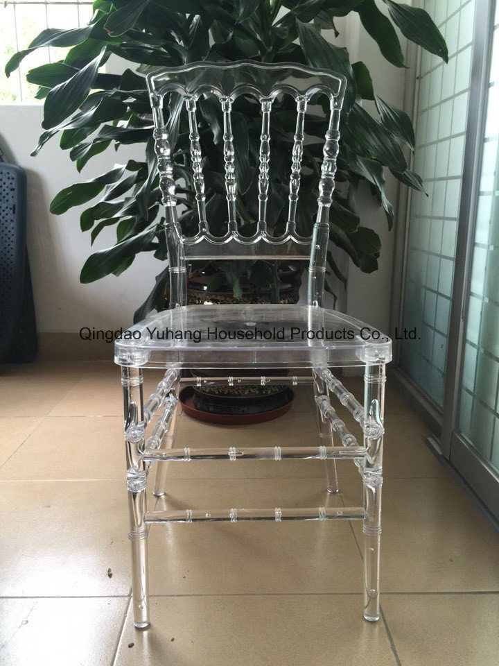 Cheap Modern Design Wholesale Stacking Clear Plastic Resin Napoleon Transparent Acrylic Chair (M-X1213)