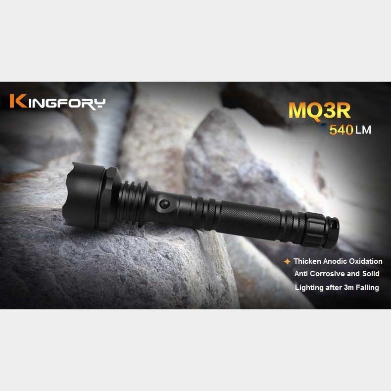 Mq3r 540lm High Powered Rechargeable Portable LED Tactical Flashlight Torch