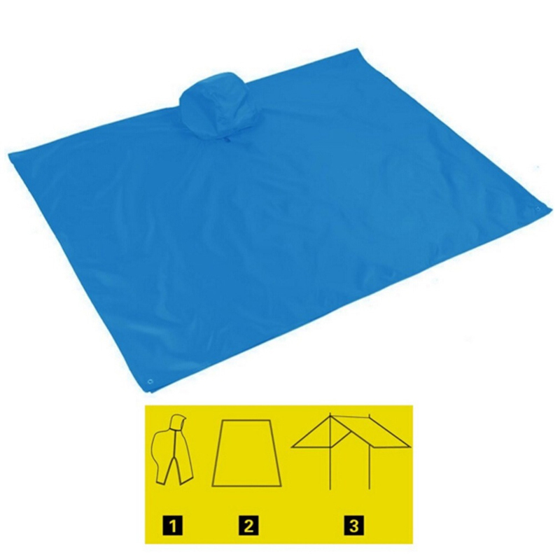 Super Waterproof Rain Poncho 150*220 Cm Thick PVC Rain-Proof Adult Electric Motorcycle Rain Coats