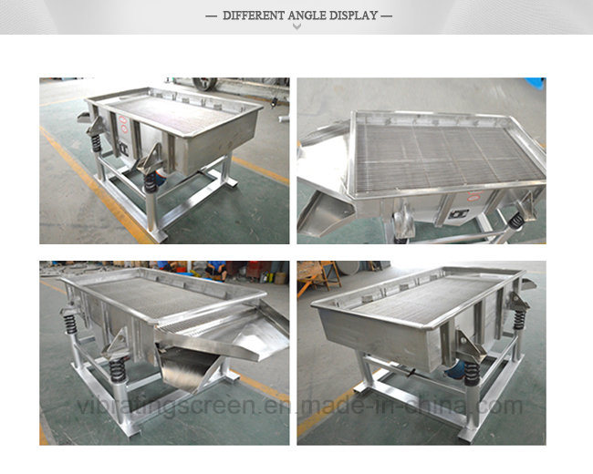 Stainless Steel Single Deck Sand Linear Vibrating Screen