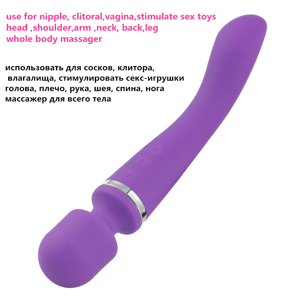 Waterproof Powerful 10 Speeds Rechargeable Magic Wand Massager Vibrator