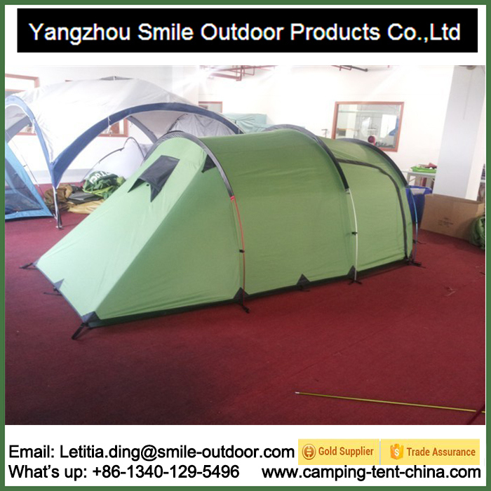 Large Dining Double Layers Tube Family Camping Tent