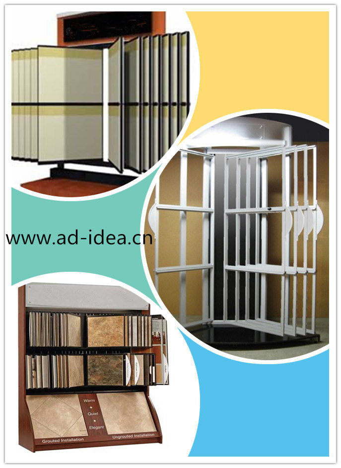 Tiles Showroom Wood Tile Sample Display Cabinet Wooden Display Rack