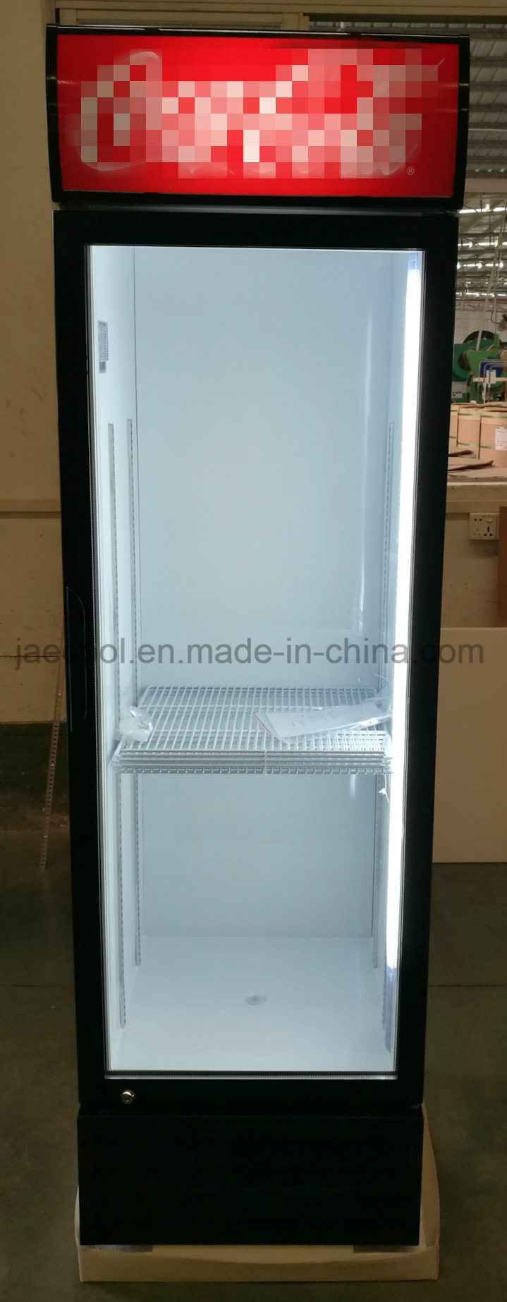 400L Dynamic Cooling Upright Glass Door Showcase Cooler