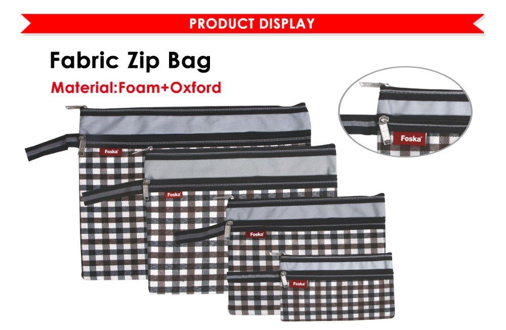 Hot Sale Fabric Zip Bag