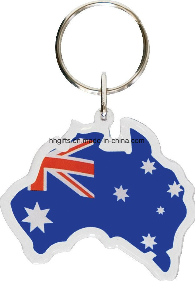 House Shape Metal Soft Enamel Keychain