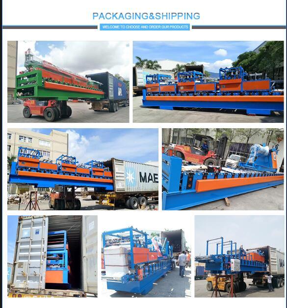 Metal Tile Roofing Panel Making Machine with Hydraulic Punching Stamp