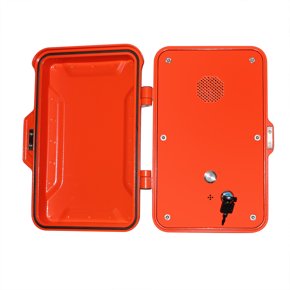 Speed Dial Industrial Intercom IP67 Waterproof Auto Dial Phone Emergency Telephones with Lock