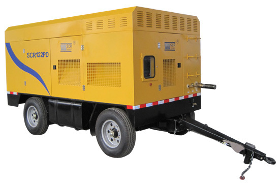 Diesel Engine Portable/Mobile Screw Air Compressor (SCR600PDH)