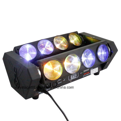 8X10W RGBW LED Spider Beam Moving Head Light