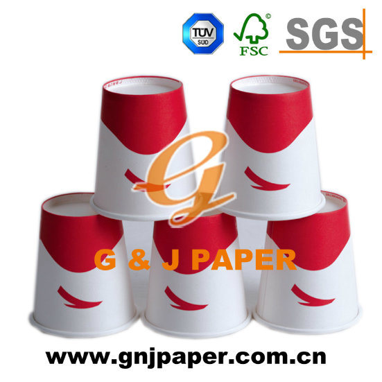 Double PE Coated Hot Paper Cup Used on Hot Drinking