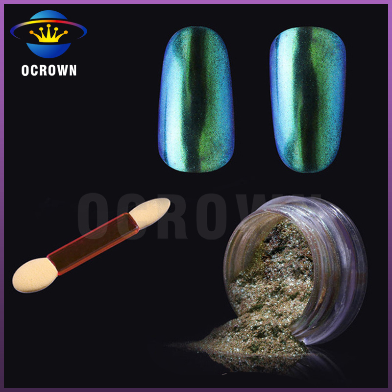 Unicorn Mica Powder, Acrylic Nail Micro Chrome Mirror Pigment