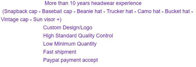 Wholesale Embroidery Cap Custom Your Own Brand Baseball Cap