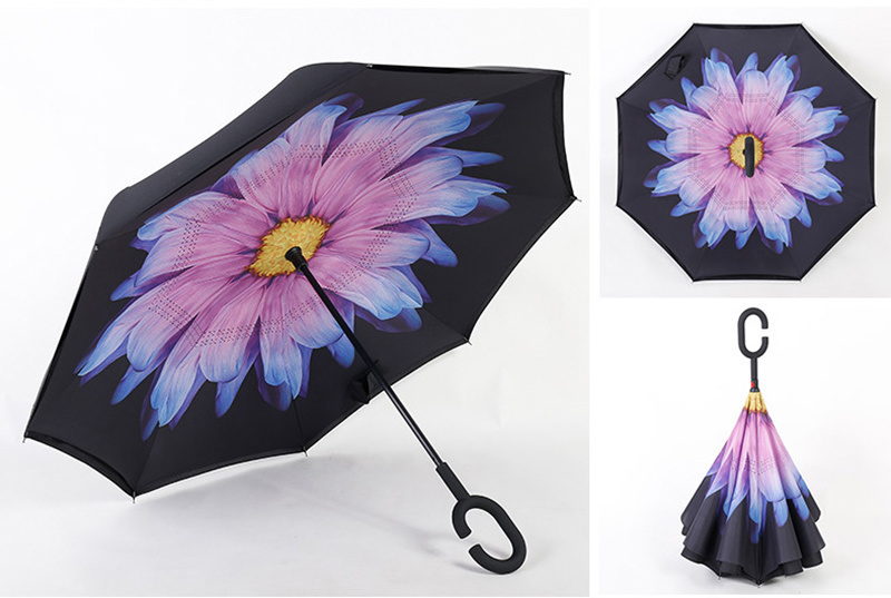 Rainbow Outdoor Umbrella Promotional Gift Sun Umbrella