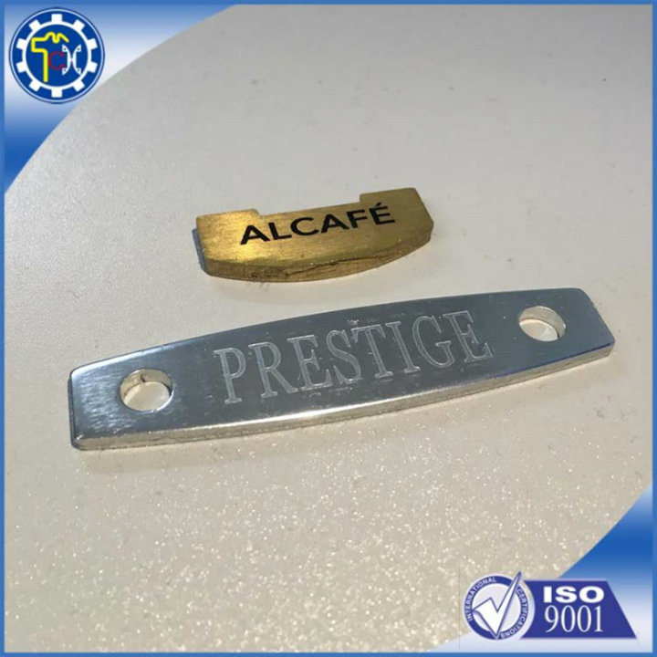 Custom Metal Aluminum Caboodles Blank Bike Nameplate on Sale