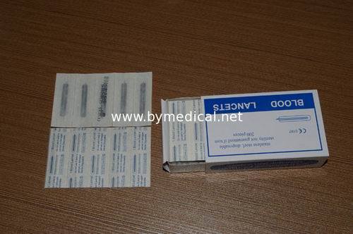 Sterile Disposable Stainless Steel Blood Lancet