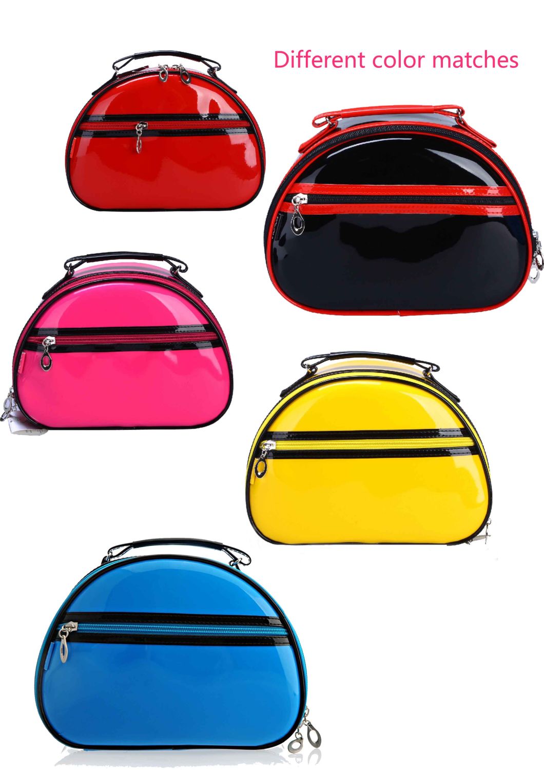 Patent PVC Travel Cosmetic Bag (YSCOSB001)