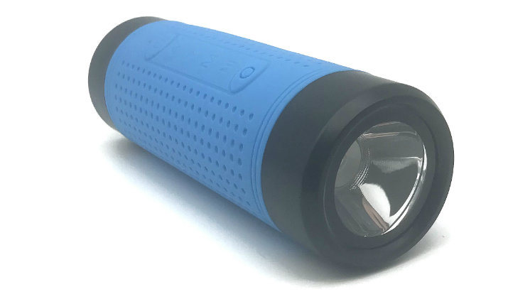 Portable Waterproof Wireless Bluetooth Speaker with Mobile Power Bank, Emergency Torchlight, TF Card.