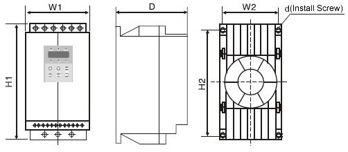 Chziri 380V 115kw Motor Soft Starter