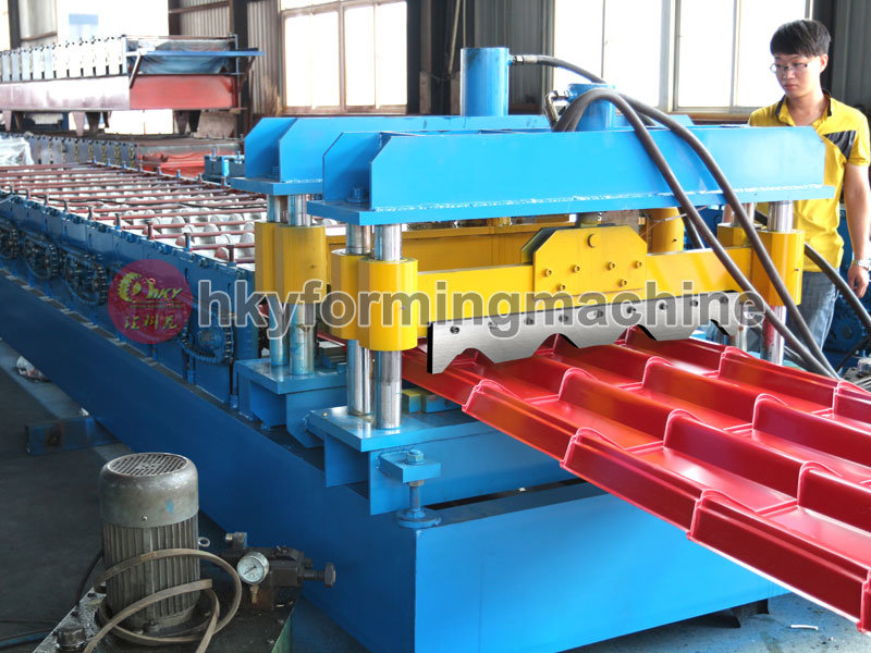 Hky1100 Arc Type Glazed Tile Roll Forming Machine