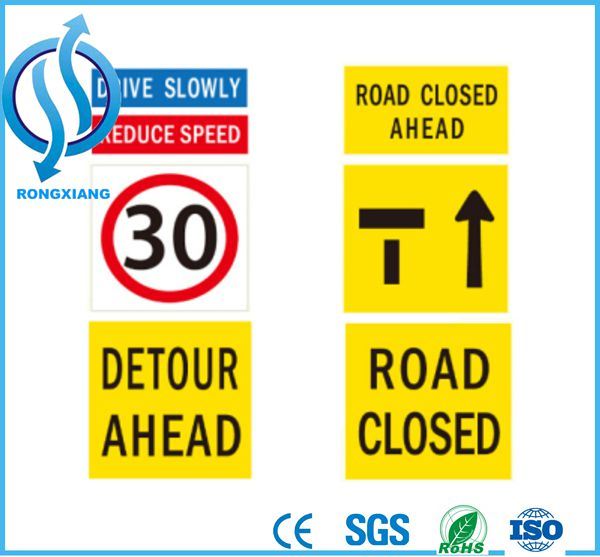 Australian Warning Galvanized Road Safety Stand Board Sign