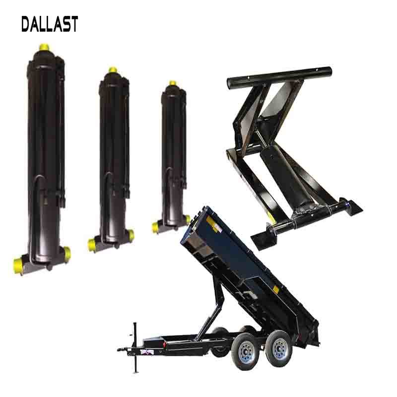 Dump Trailer Underbody Double Acting Hydraulic Hoist Oil Cylinder