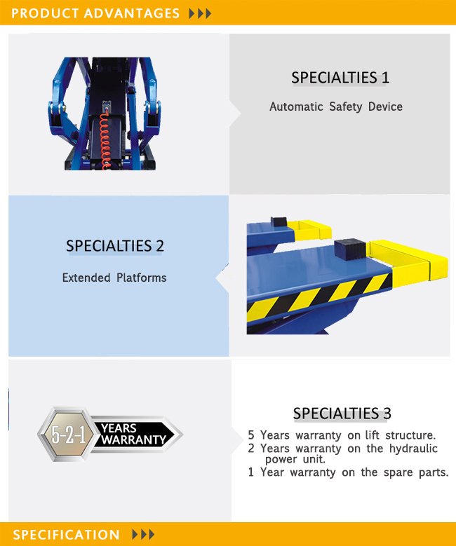 Electric-Air Control System in Ground Scissors Hoists (SX08F)