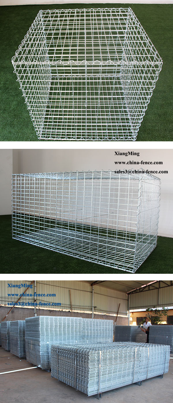 Galvanized Hexagonal Wire Mesh Gabion Box Welded Gabion Box