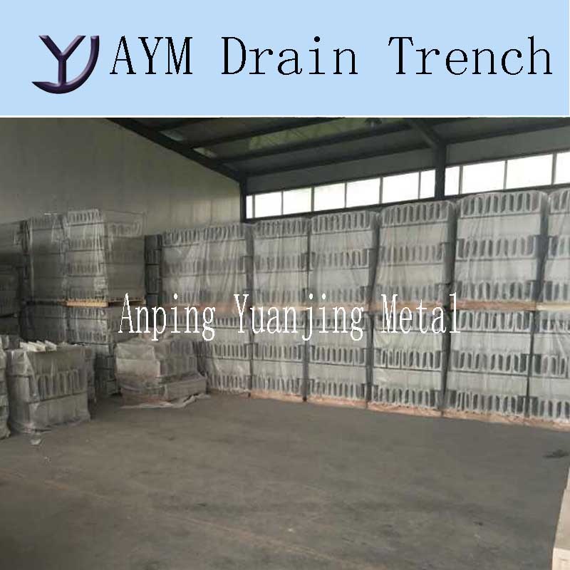 Galvanized Stamping Metal Cover Polymer Trench Drain