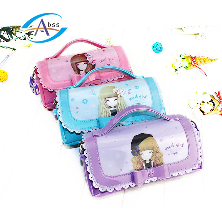 PVC High Capacity Bag with Strap for Girls