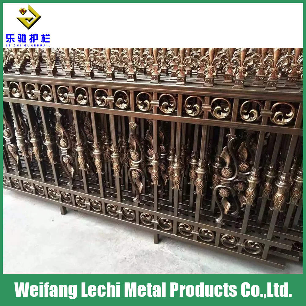 Wholesale and Supplier of Ornamental Security Aluminum Fencing Panels for Villa/Balcony. Residential House